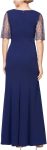 Women's Long Dress with Knot Front Detail