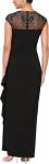 Women's Long Dress with Knot Front Detail
